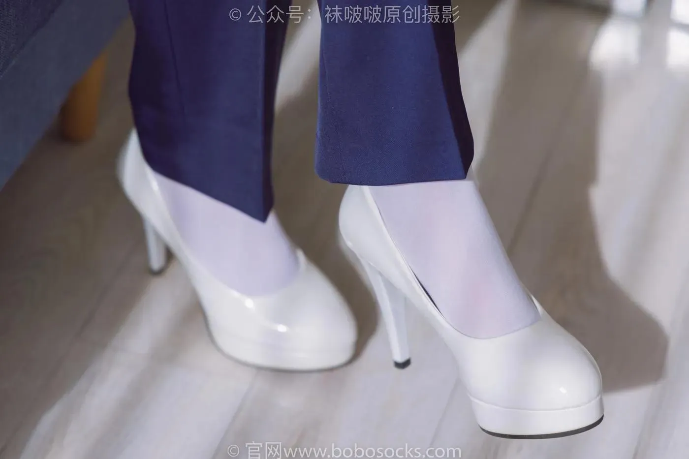 [BoBoSocks袜啵啵]NO.178 小甜豆-高跟鞋、厚白丝、ol风裤里丝 [140P]插图7